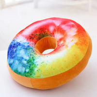 Adorable Donut Plush Pillow – Cute Cartoon Pillow for Bedroom & Gift | Soft & Squishy Home Decor