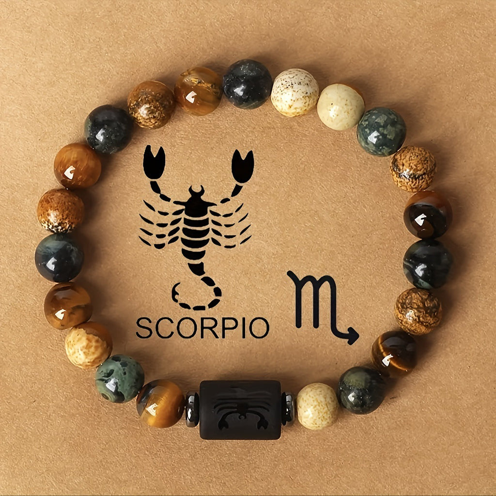 12 Zodiac Sign Natural Stone Bead Bracelet What Else You Got?