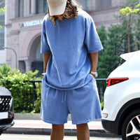 Men's Summer Christian Sports Wear Set - Comfortable & Stylish 2-Piece Outfit