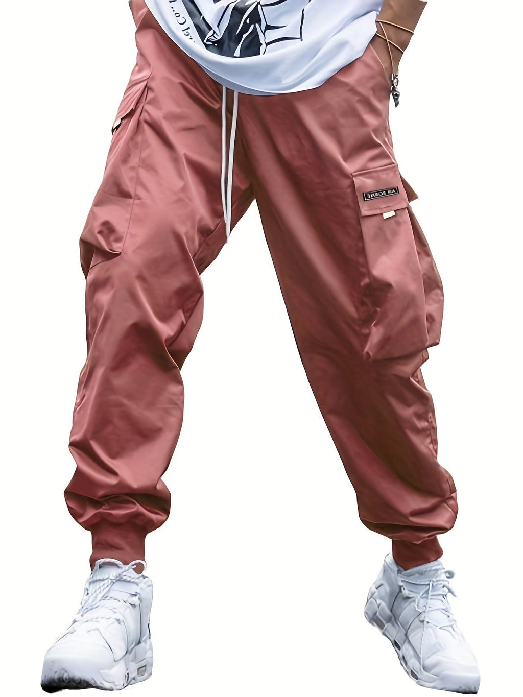 Multi-pocket Cargo Pants Men's Casual Hip-Hop Drawstring Trousers Outdoor Streetwear Sports Pant What Else You Got?