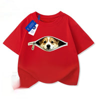Cartoon Print T-Shirt – Unisex Casual Tee for Kids & Adults