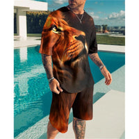 Men’s Short-Sleeve Leisure Set – Lightweight Two-Piece Casual Outfit for Travel