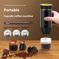 Portable Espresso Machine – 3-in-1 Travel Coffee Maker for Ground Coffee & Capsules