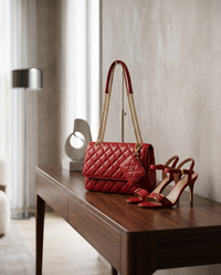 Elegant Women's Matching Crossbody Bag & Cross-Strap Heels Set - 6 Stylish Colors - Christian-Inspired Fashion Bundle