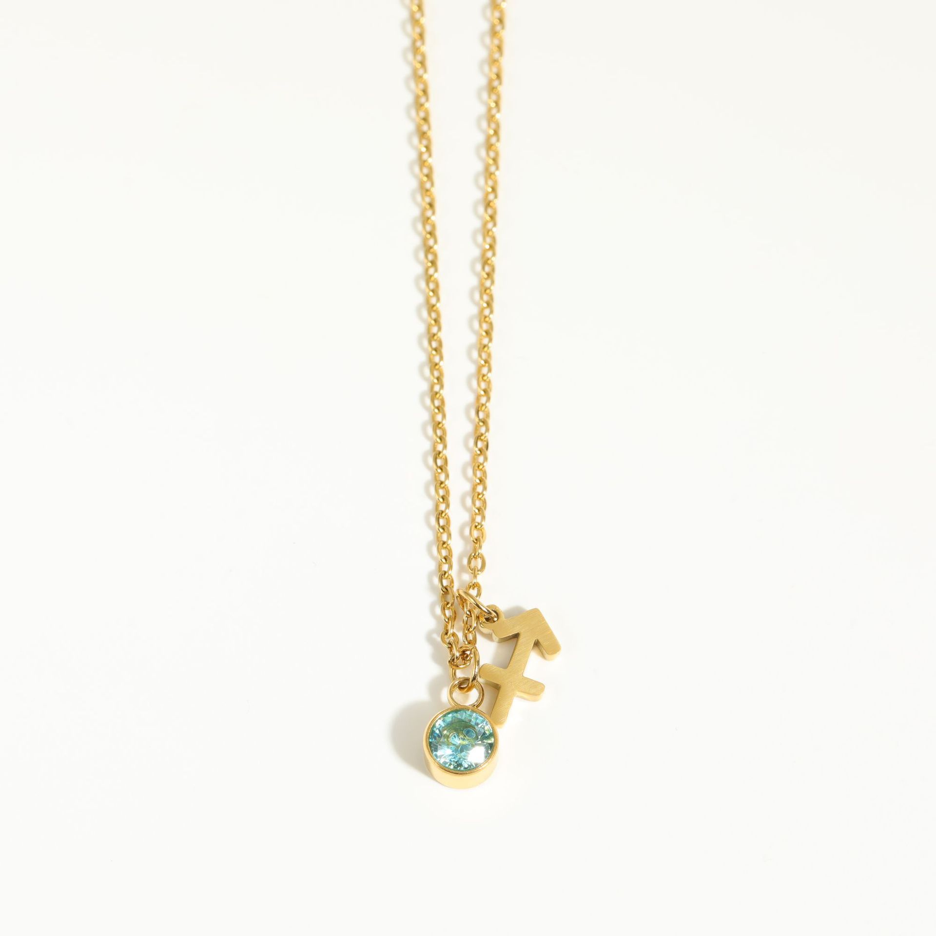Fashion Zodiac Zodiac 5mm Zircon Pendant Necklace For Women What Else You Got?
