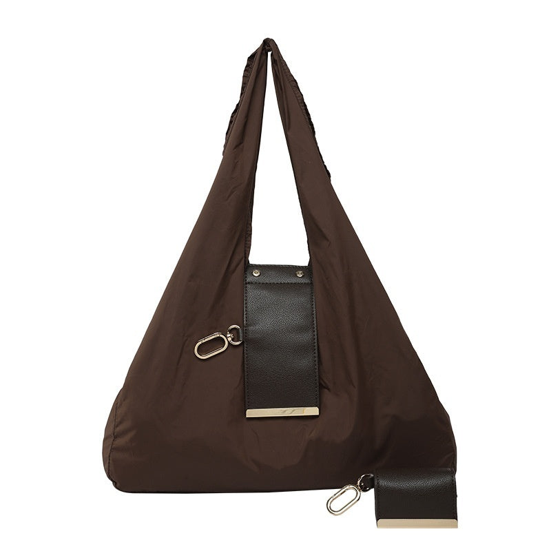 Women's Handbag With Key-ring Design Lightweight Shoulder Bag Large Capacity Shopping Bags What Else You Got?