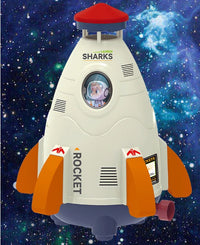 Kids Space Rocket Water Sprinkler Toy - Fun Outdoor Activity for Kids