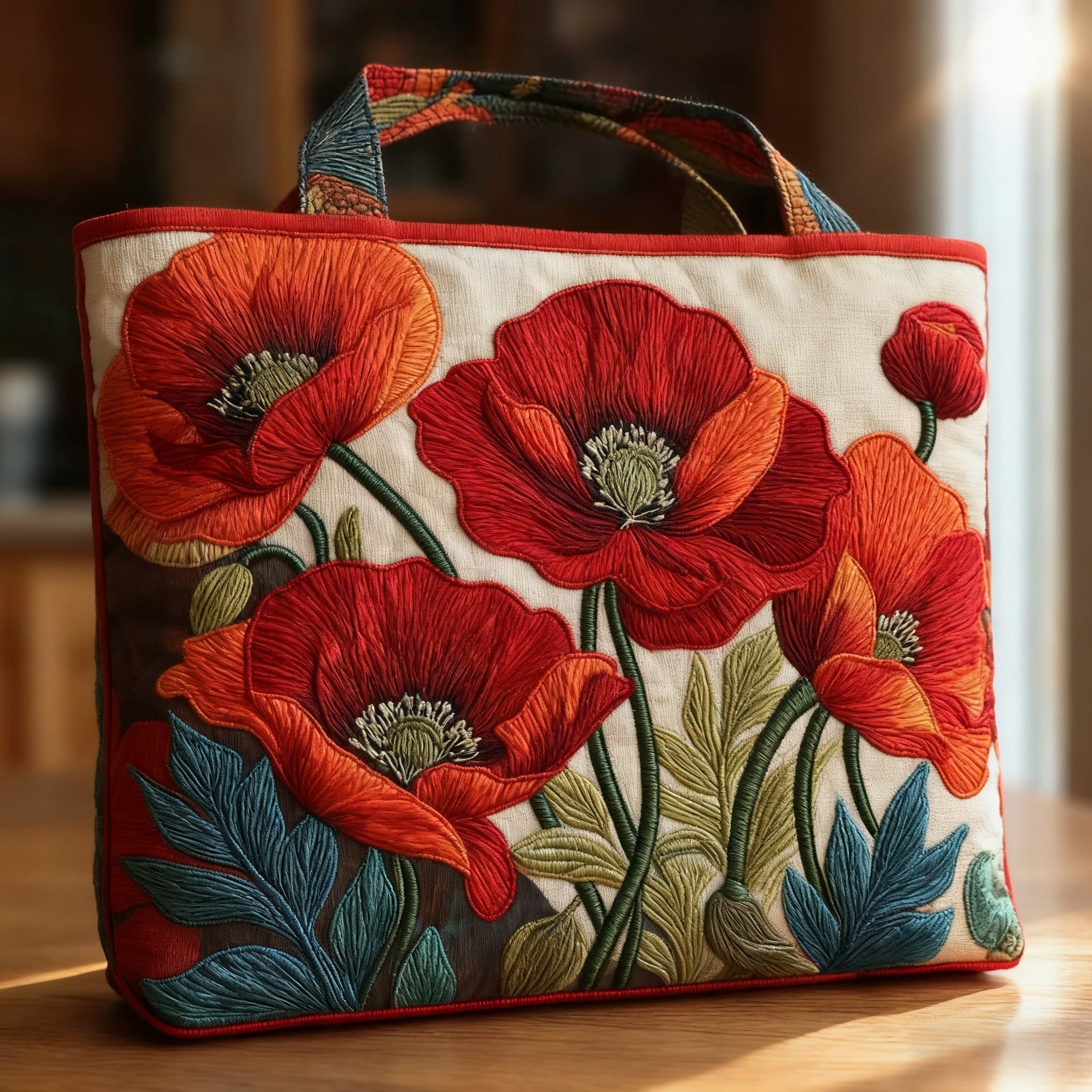 New Digital-print Tote Bag With A Personalized Floral Design In Canvas What Else You Got?