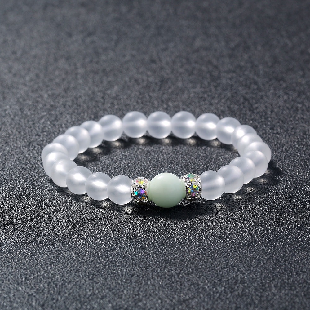 Blue Luminous Glass Bead Bracelet – Glow‑in‑the‑Dark Fashion Jewelry What Else You Got?