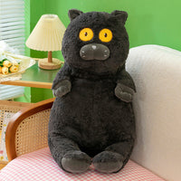 Adorable Kitty Doll Interpupil Cat Plush Throw Pillow - Soft & Cuddly Decor for Home & Gift