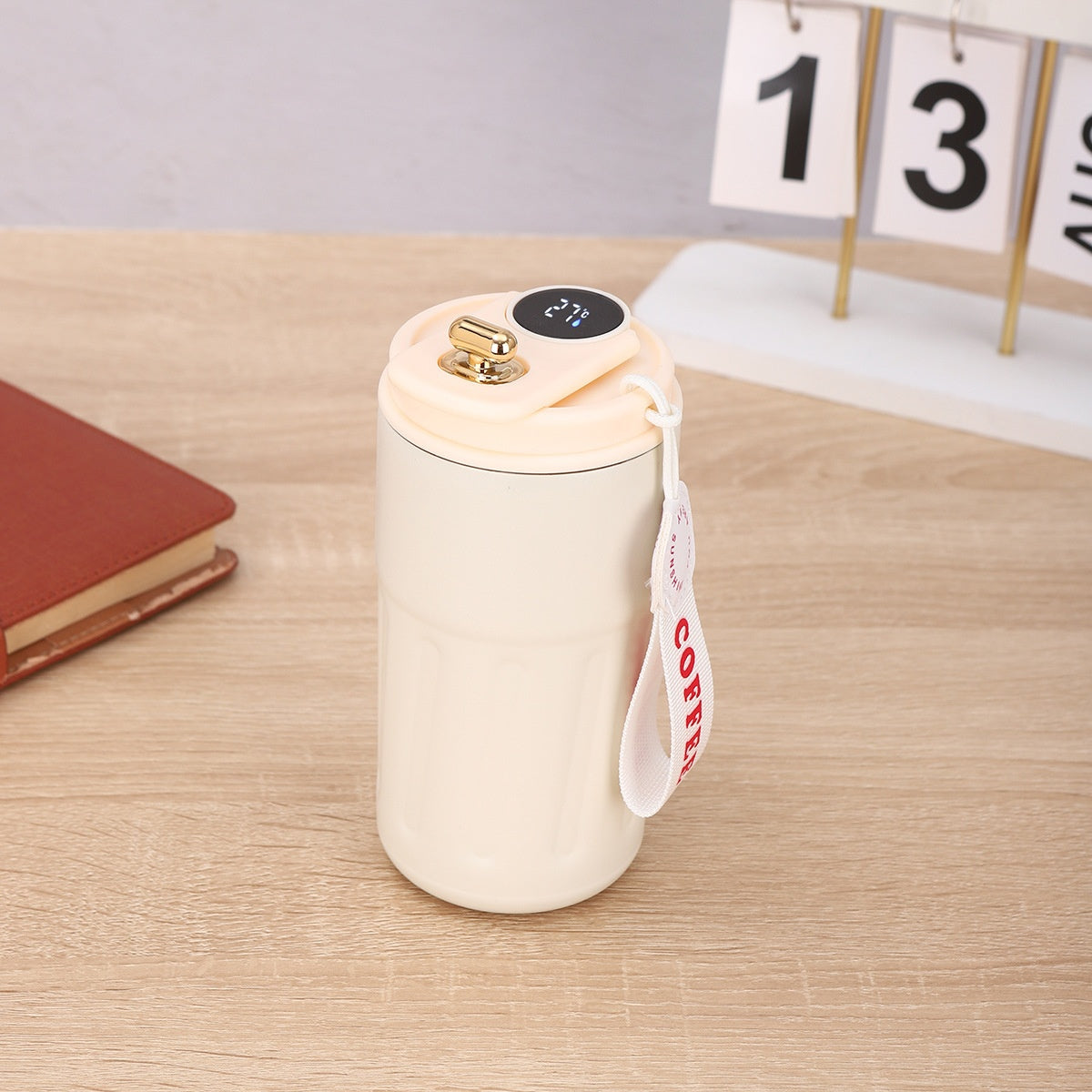 Smart Digital Thermal Bottle Portable Coffee Mug Stainless Steel Water Bottle In-Car Insulated Cup Keep Cold Vacuum Flasks 450ml What Else You Got?