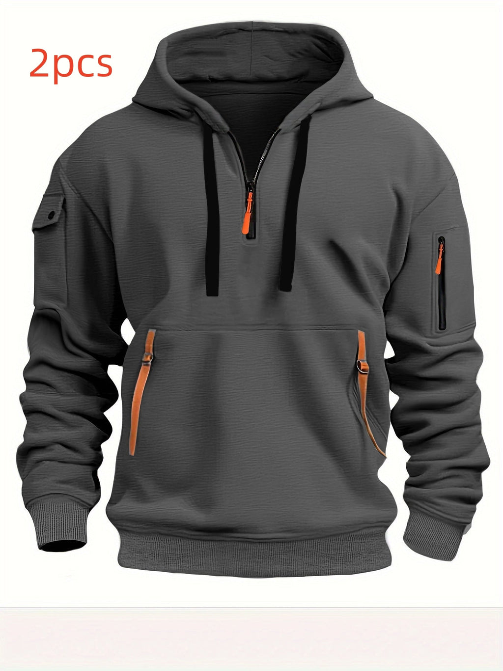 Dropped Shoulder Hooded Sweatshirt Men's Women's Plus Size Loose Pullover Fashion Sweatshirt What Else You Got?