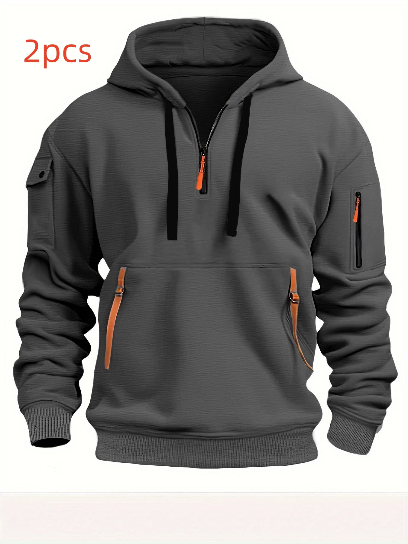 Dropped Shoulder Hooded Sweatshirt Men's Women's Plus Size Loose Pullover Fashion Sweatshirt What Else You Got?