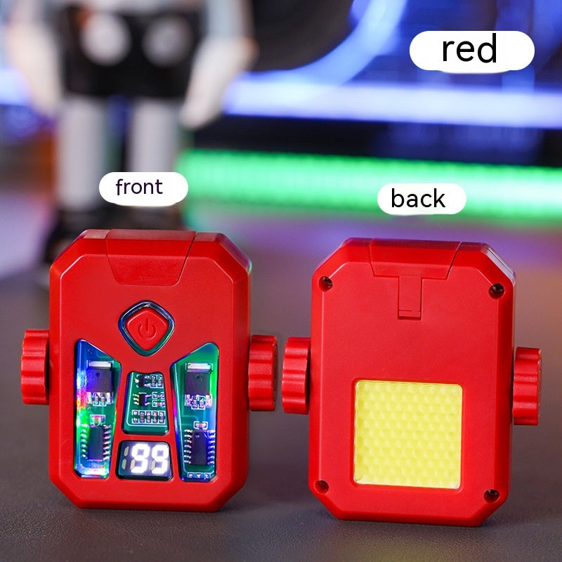 Personalized Double‑Charging Fingertip Gyro Lighter with Transparent Body & LED Lights What Else You Got?