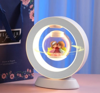 Valentines Day Gift Heart Floating Table LED Night Light Magnetic Levitation Creatives Lamp Desk Lamp Home Decor What Else You Got?