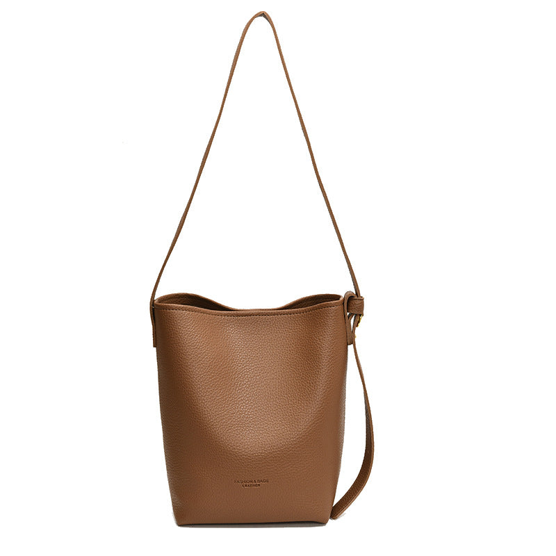 Soft Leather PU Bucket Bag For Women Ideal For Commuting To Work What Else You Got?