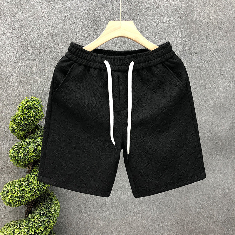 White Jacquard Shorts For Men Shorts What Else You Got?