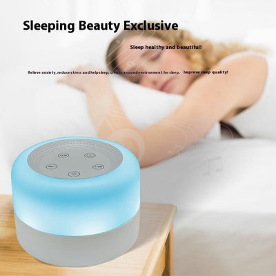 Peaceful Sleep White Noise Night Light with Colorful Ambient Modes