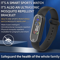 Ultrasonic Mosquito Repellent Wristband – USB Rechargeable Wearable Insect Repellent