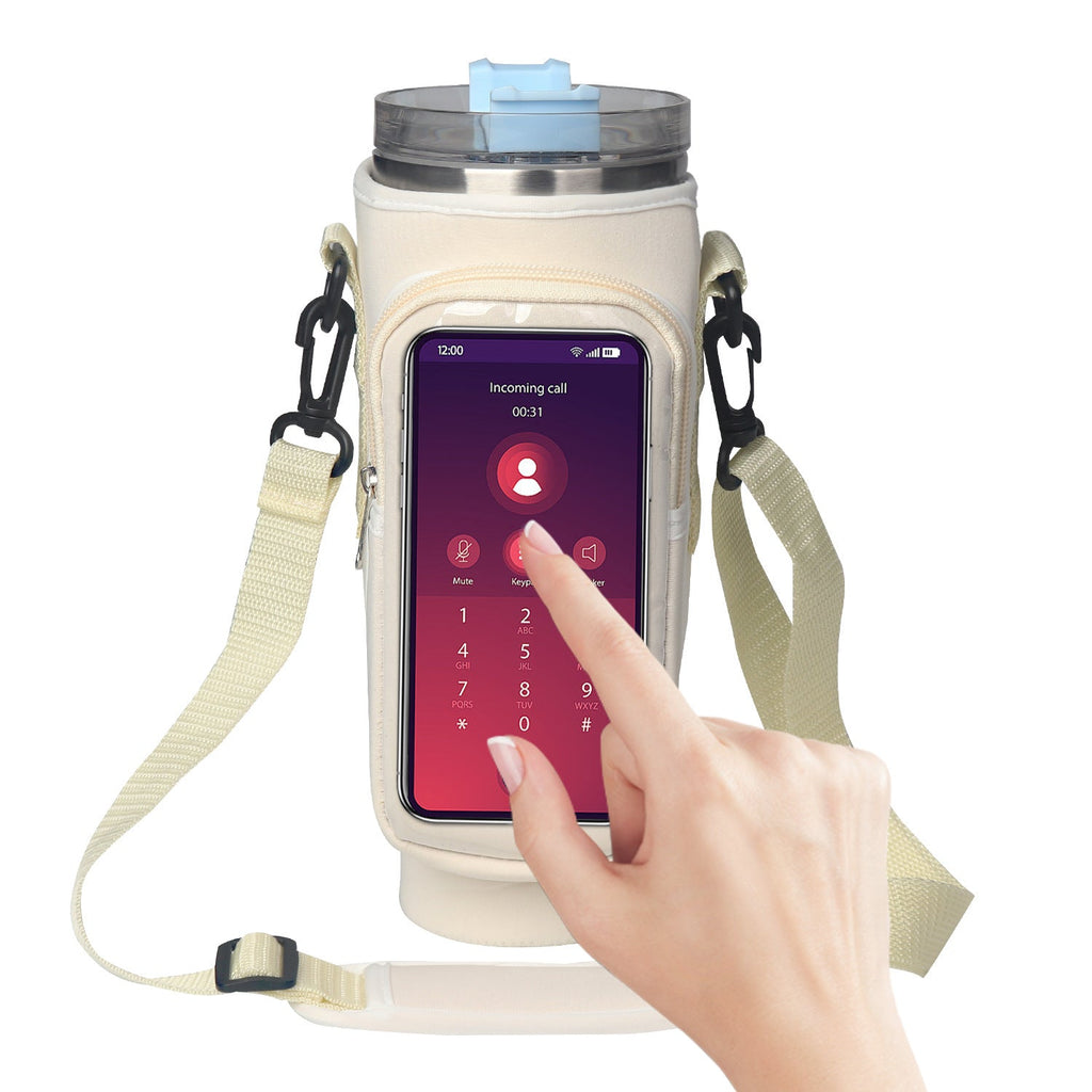 40oz Cup Cover Transparent Touch Screen Neoprene kitchen gadgets What Else You Got?