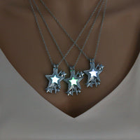 Radiant Faith Hip-Hop Rock Star Glow Necklace - Glows in the Dark - Christian Jewelry