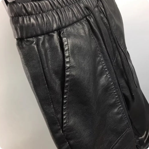 Winter Motorcycle Leather Pants Fleece-lined Thickened Windproof What Else You Got?