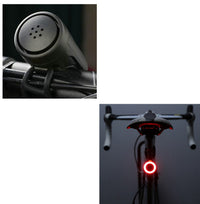 USB Rechargeable Bicycle Safety Taillight - Bright LED Light for Night Riding