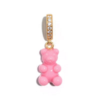 Y2K Gummy Bear Heart Necklace – Colorful Kawaii Candy Pendant