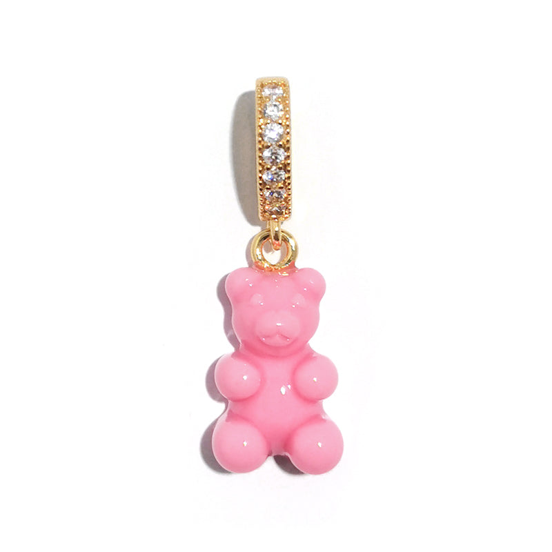 Colorful Gummy Bear Pendant Heart Necklace What Else You Got?