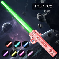 7-Color Telescopic LED Light Sword – Glow Stick for Cosplay, Parties & Night Play