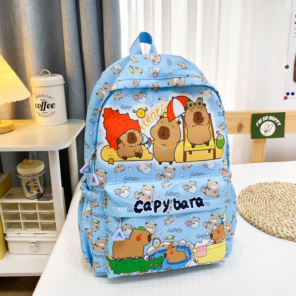 Capybara School Backpack For Girls In Primary And Middle School What Else You Got?