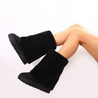 Winter Warmth & Style: Women's Fur Snow Boots - Walk in Faith & Comfort