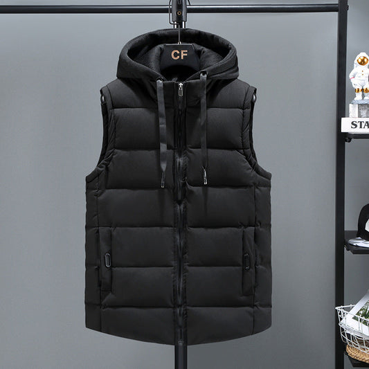 Men’s Extra-Thick Padded Vest – Casual Winter Down & Cotton Gilet What Else You Got?