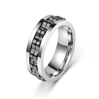 Unisex Titanium Steel Ring – Seiko-Crafted Minimalist Band Sizes 6–13
