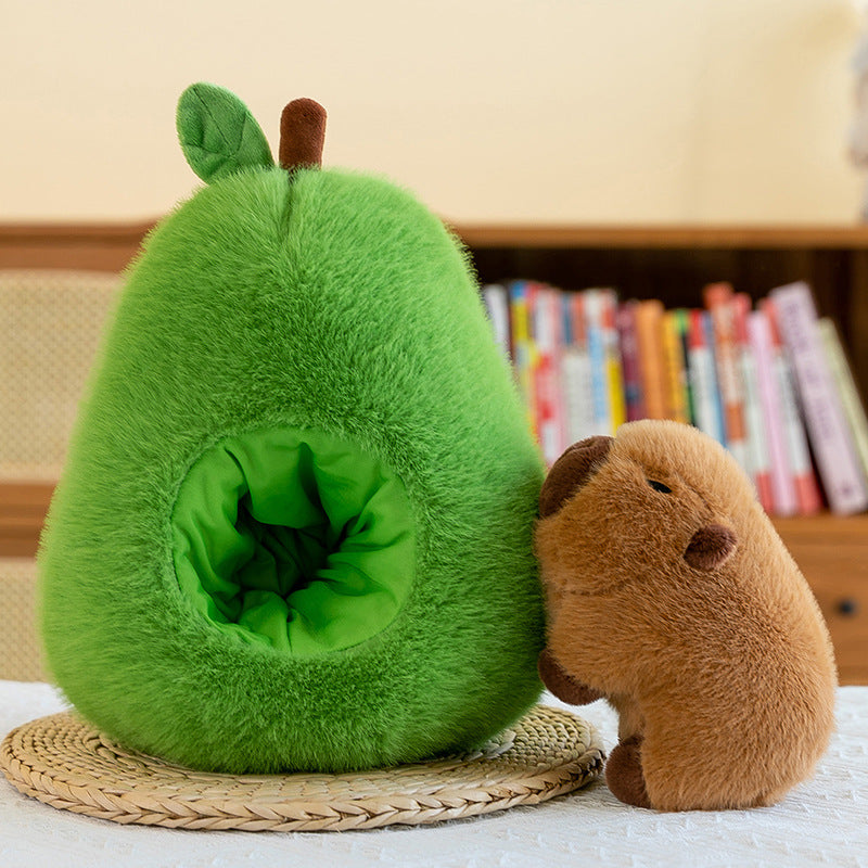 Plush Toy Avocado Capybara Pillow What Else You Got?