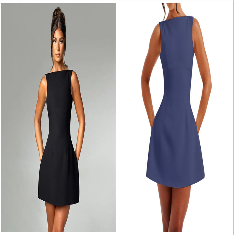 Sexy Slim-fitting Backless Dress Summer Sleeveless Short Dresses What Else You Got?