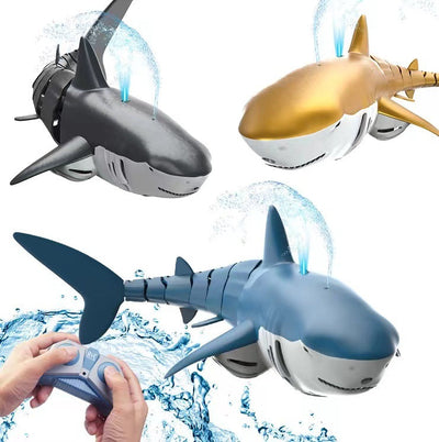 Interactive 2.4G RC Water Jet Whale Toy - Educational & Fun Spraying Action for Kids