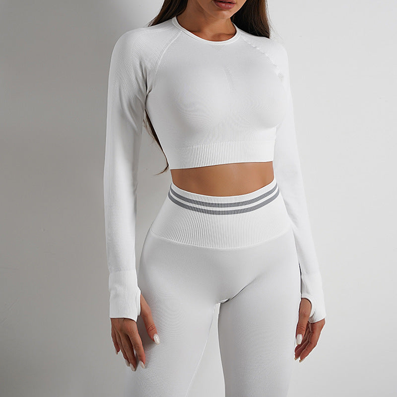 Seamless Yoga Pants Sports Gym Fitness Leggings Or Long Sleeve Tops Outfits Butt Lifting Slim Workout Sportswear Clothing What Else You Got?