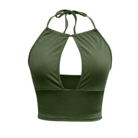 Summer Halter Camisole Vest - Modest & Stylish Women's Top with Hollow Design