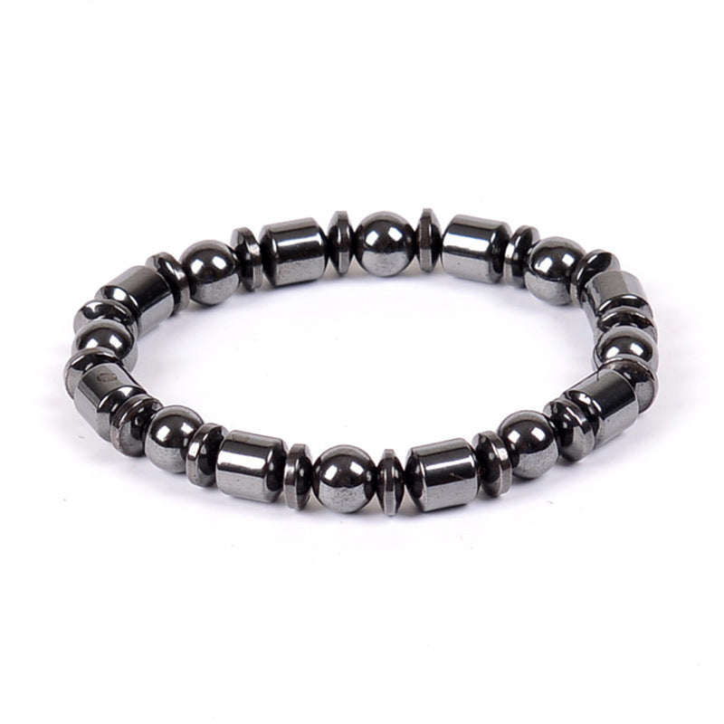 Magnetic Hematite Bead Bracelet – Pentagram Stone Stretch Bracelet for Men & Women What Else You Got?