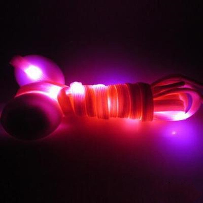 Night Running LED Luminous Flat Shoelaces – Flashing Safety Light Laces What Else You Got?
