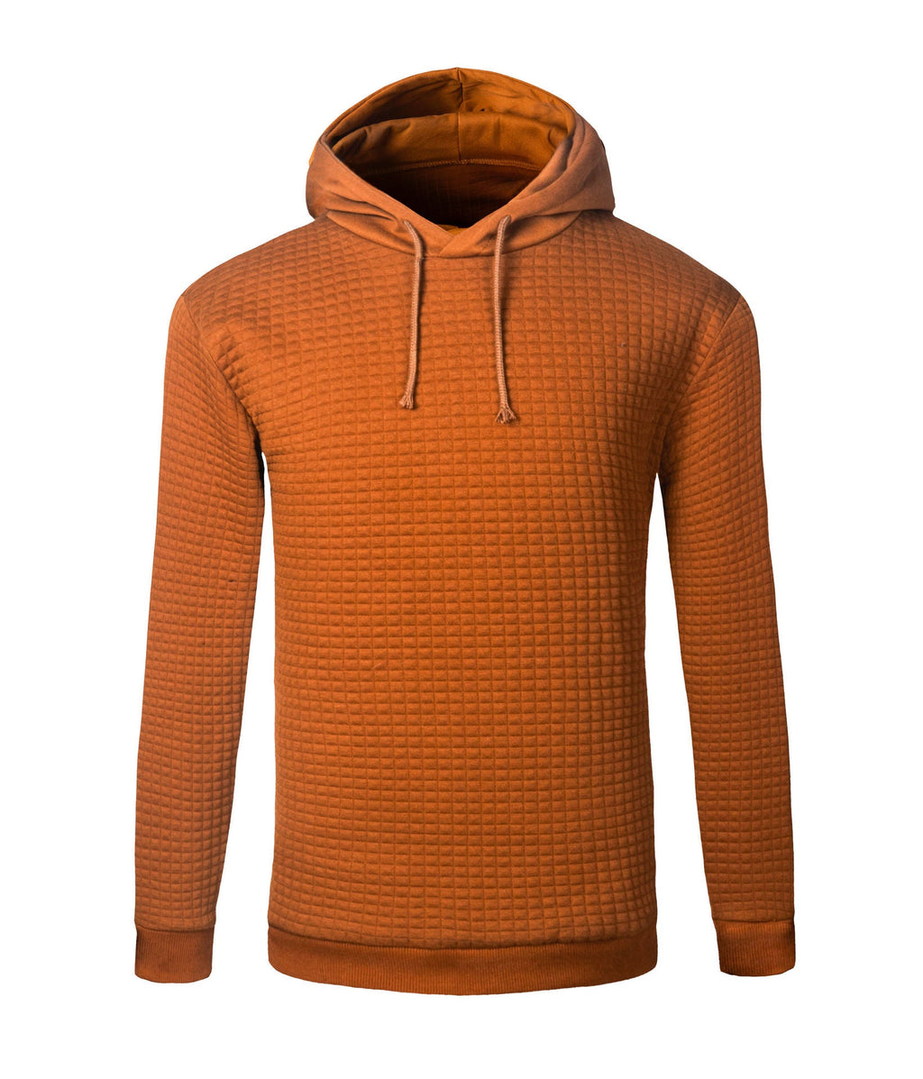 Men's Jacquard Sweater Long-sleeved Hoodie Warm Color Hooded Sweatshirt Jacket What Else You Got?