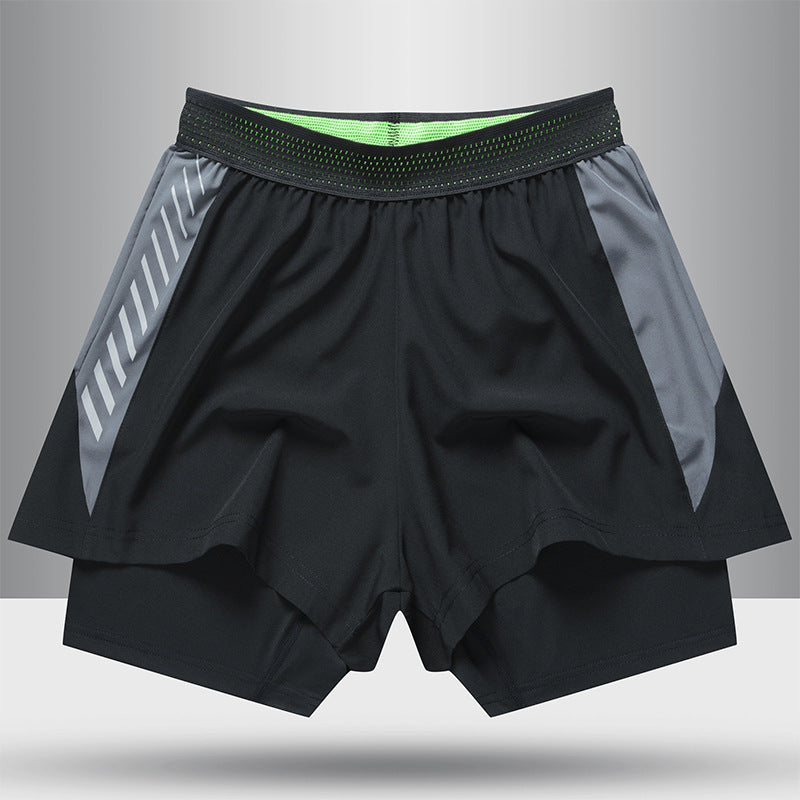 Men's Anti-Glare Training Shorts – Lightweight & Breathable for Gym & Running
