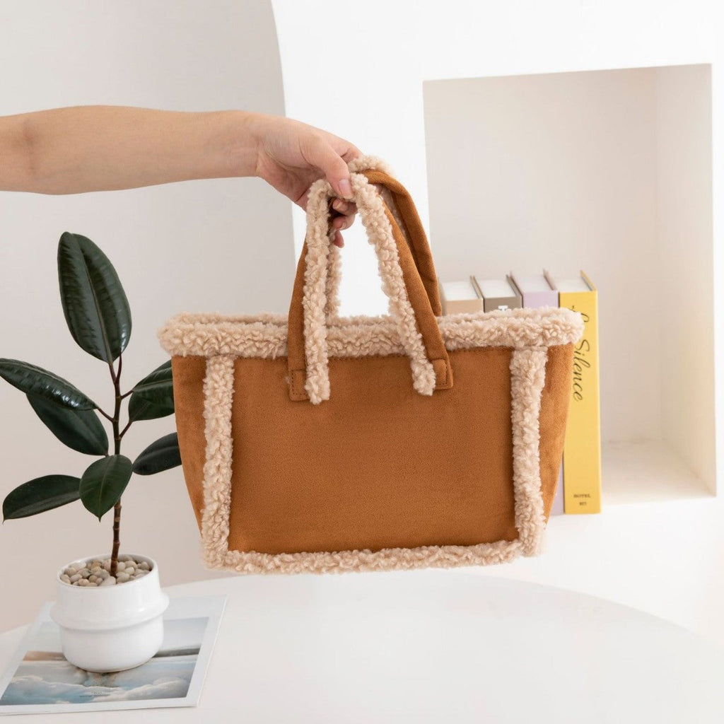 Womens Plush Crossbody Tote Bag What Else You Got?