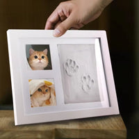 Paw Print Memories: Commemorative Pet Photo Frame Set