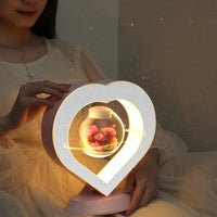 Eternal Love Floating Heart LED Night Light - Magnetic Levitation Lamp for Valentine's Day & Special Occasions