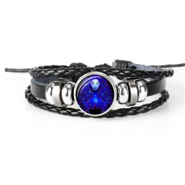 12 Zodiac Constellation Bracelet Luminous Braided Design Bracelet For Men Women Kids What Else You Got?