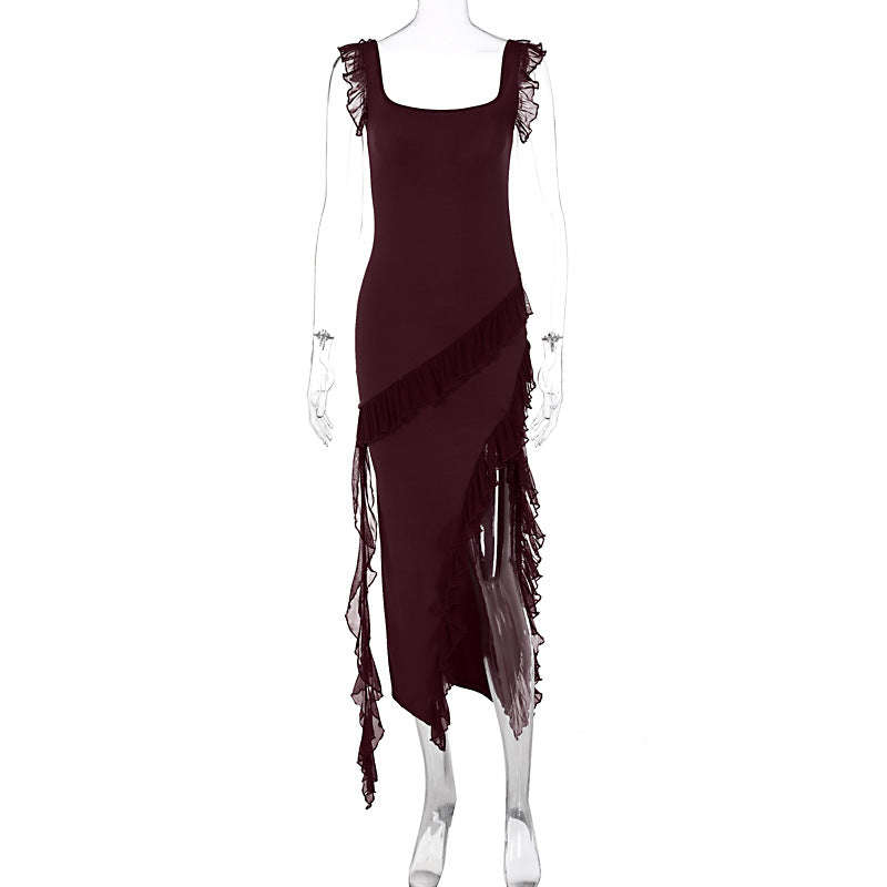 Female Summer Fashionable Stringy Selvedge Stitching Temperament Dress What Else You Got?