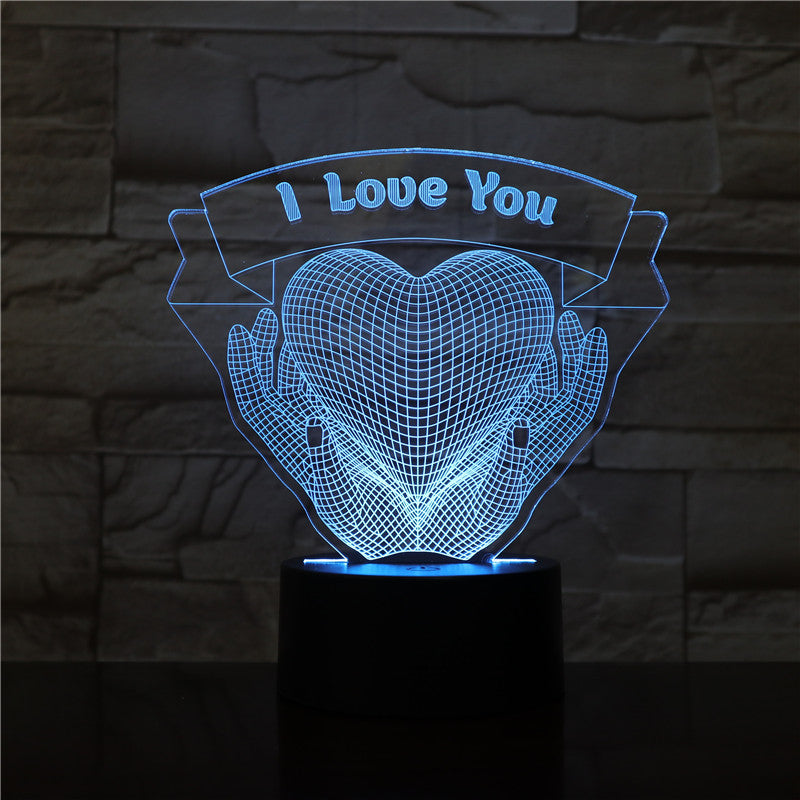Valentines Day Gift Hands Holding Love 3D Night Light What Else You Got?