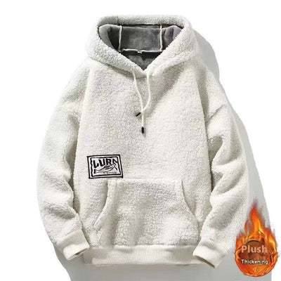 Luxurious Cashmere Hoodie for Men - Warm Winter & Autumn Comfort with Divine Blessings